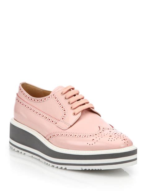 prada brogue|Prada brogues for women.